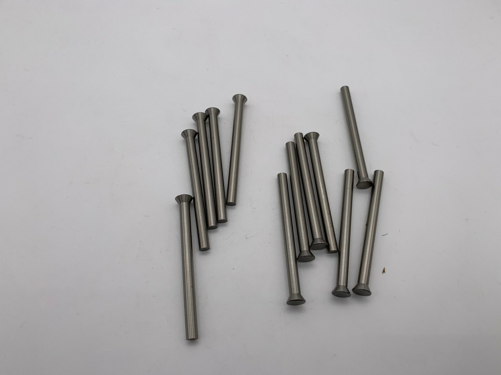 Royal .155"  X  2" Long Bevel Headed Punches,Tool Steel Lot Of 12 Pieces