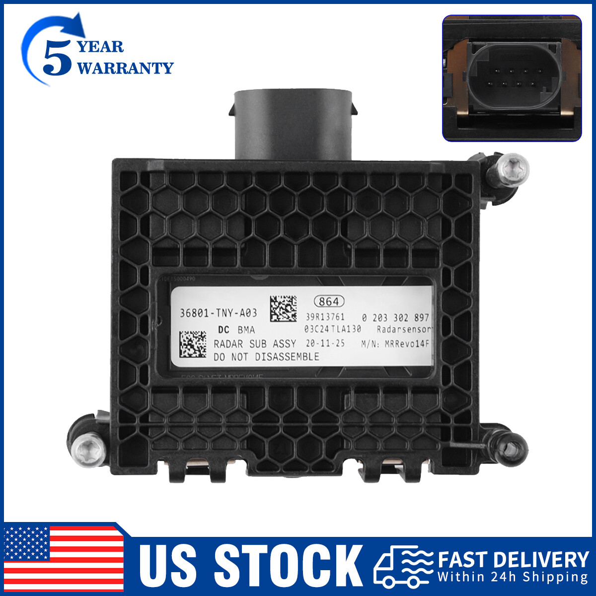 For 2017-2022 Honda CRV 1.5L Cruise Control Distance Radar Sensor #36801-TNY-A03