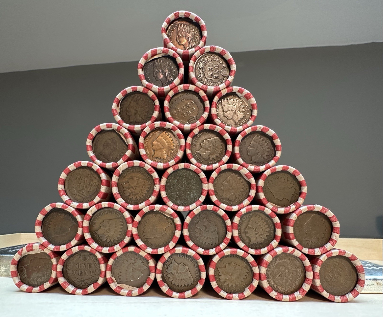 Unsearched Wheat Penny Roll w/ Indian Head Ender - Estate/Collection Purchases