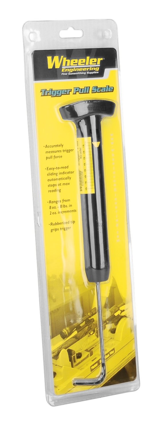Wheeler Manual Trigger Pull Scale with 8oz to 8lb Value Range for Gunsmithing, S
