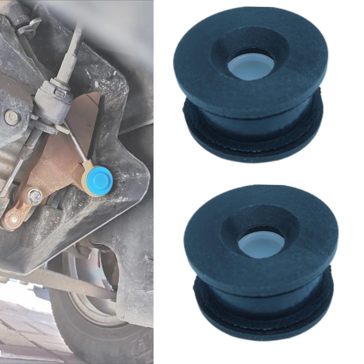 2X Bushing For Chevrolet Cruze Gear Selector Shift Cable Linkage End Repair Kit