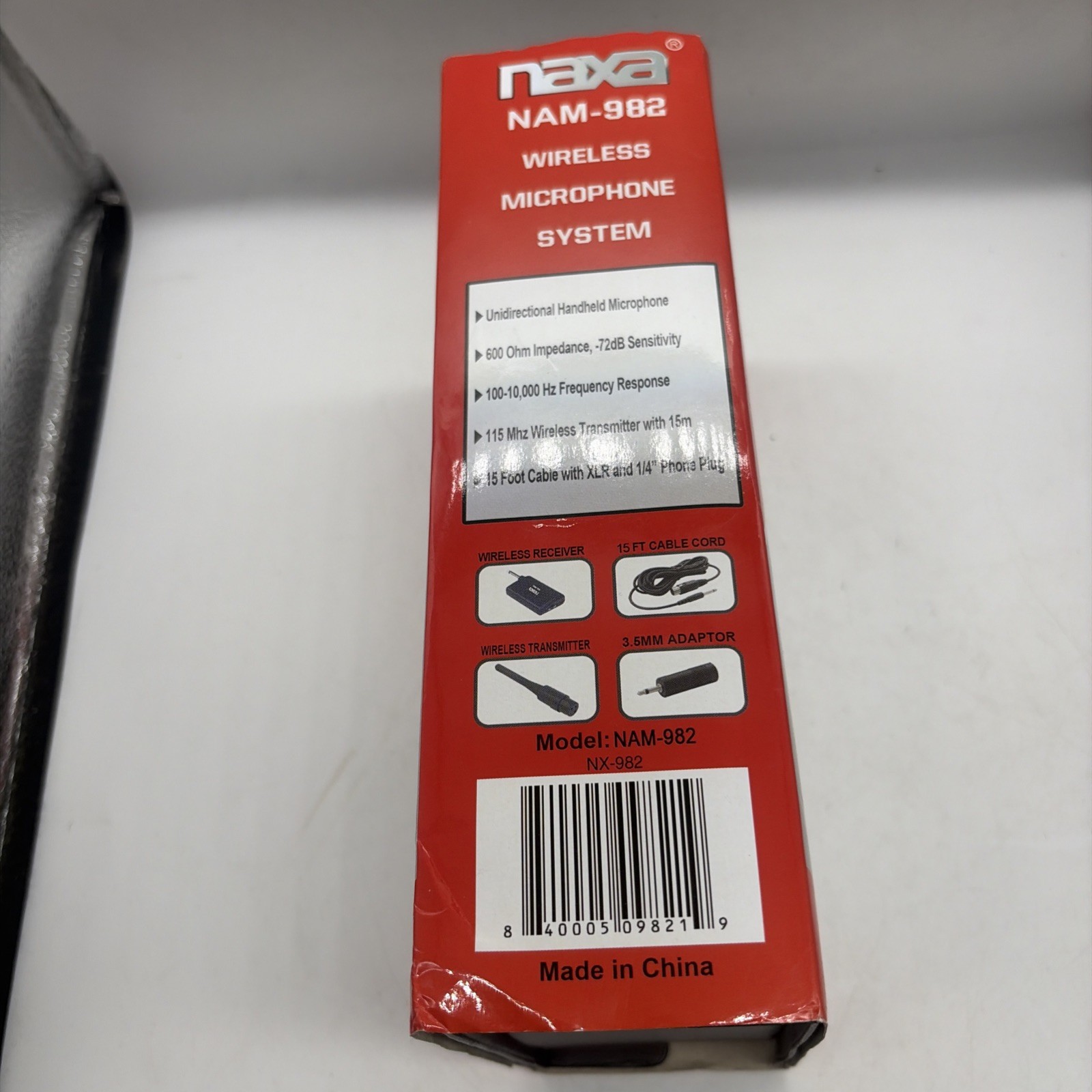 Naxa NAM982 dynamic wireless professional microphone New