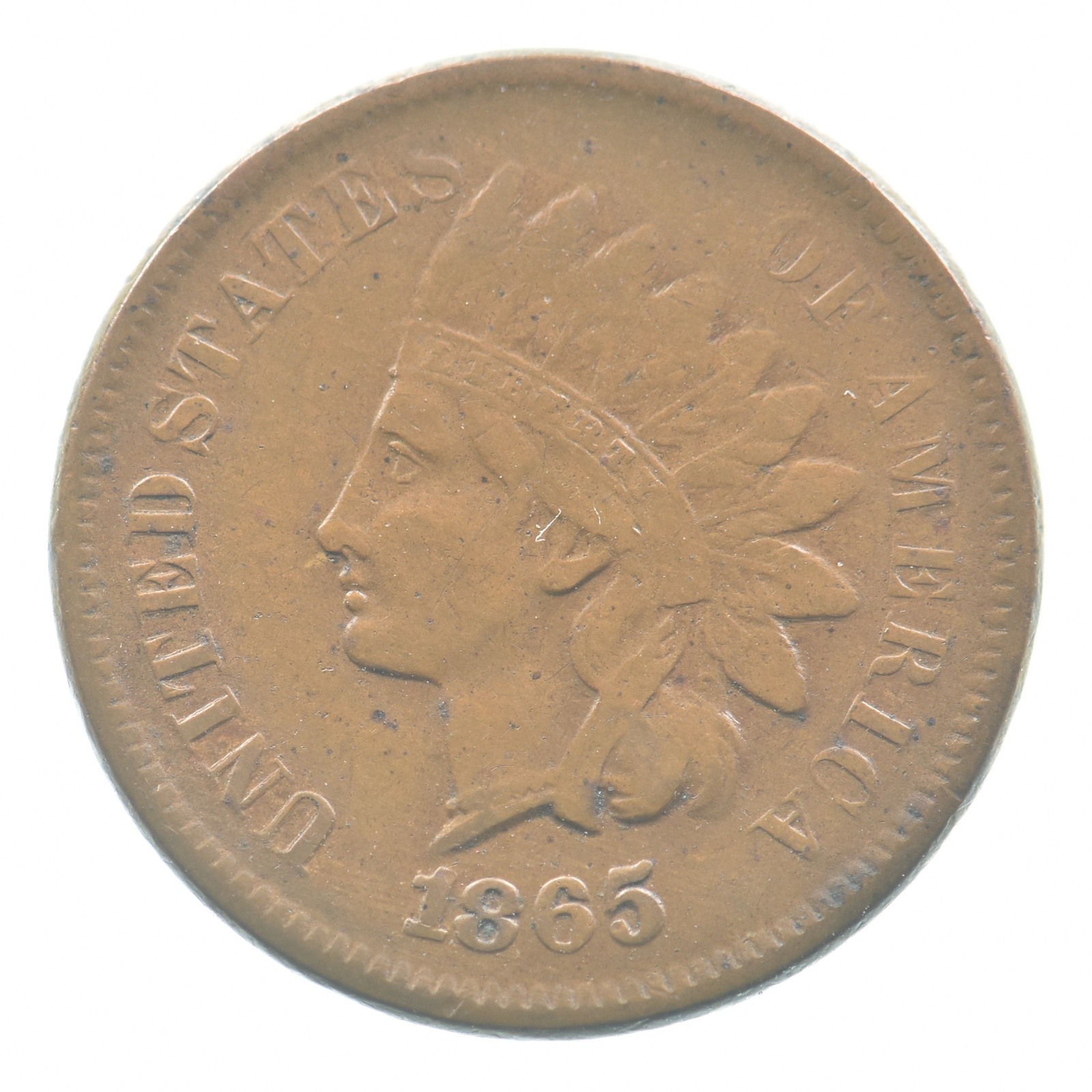 1865 Indian Head Cent *0268