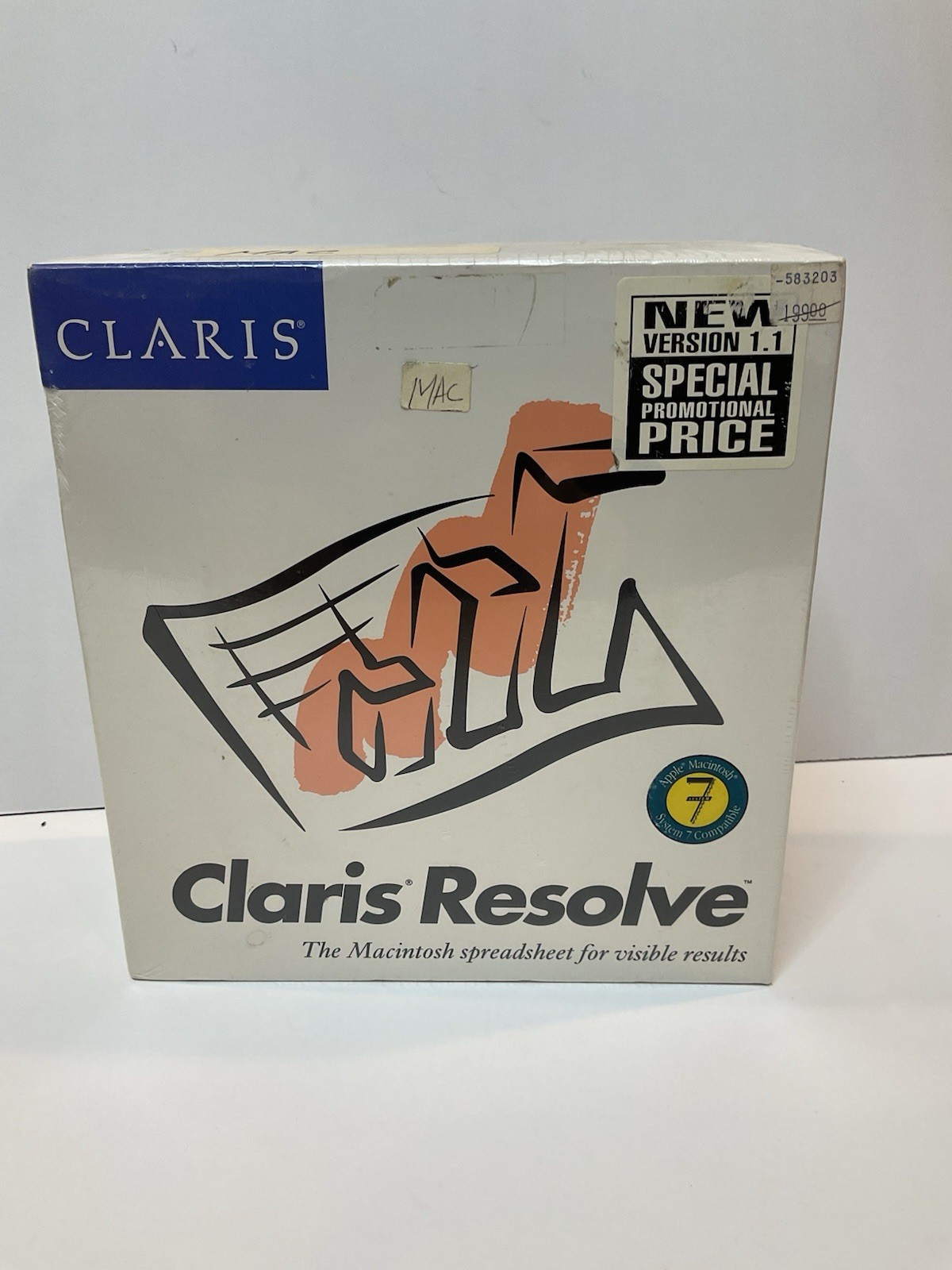 Vintage Macintosh Claris Resolve Spreadsheet  NOS OEM Sealed