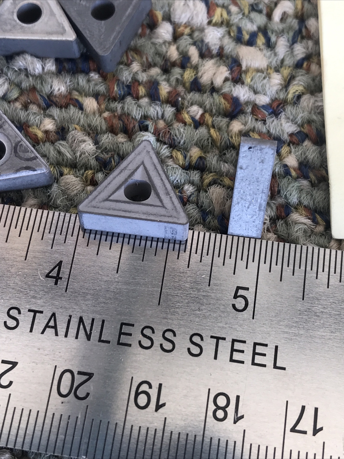 10 Seco carbide tips SPUN Triangle SM25