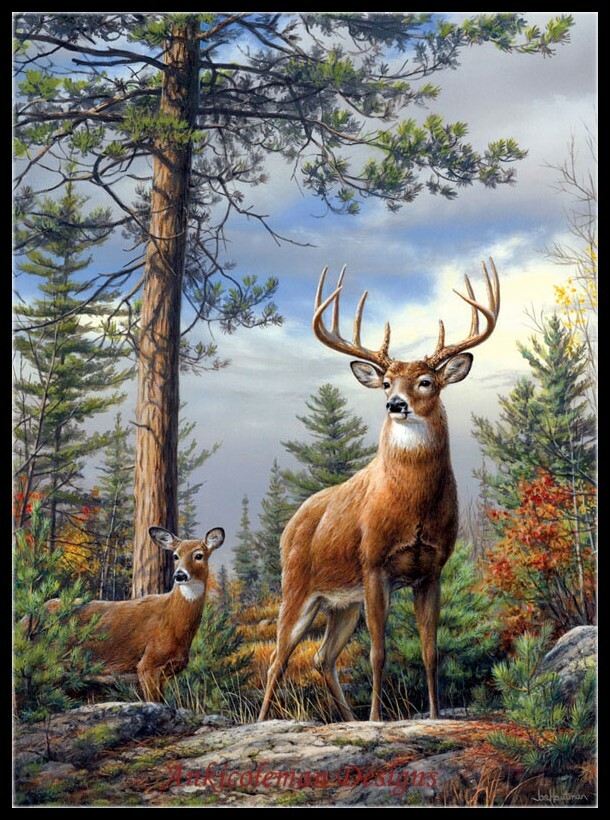 Standing Proud - DIY Chart Counted Cross Stitch Patterns Needlework DMC