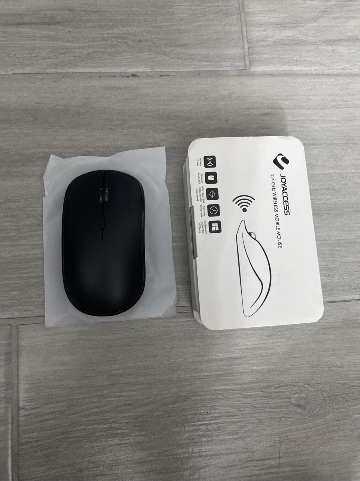 JoyAccess Wireless Mobile Mouse 2.4 GHz USB Receiver Sealed Brand New Black
