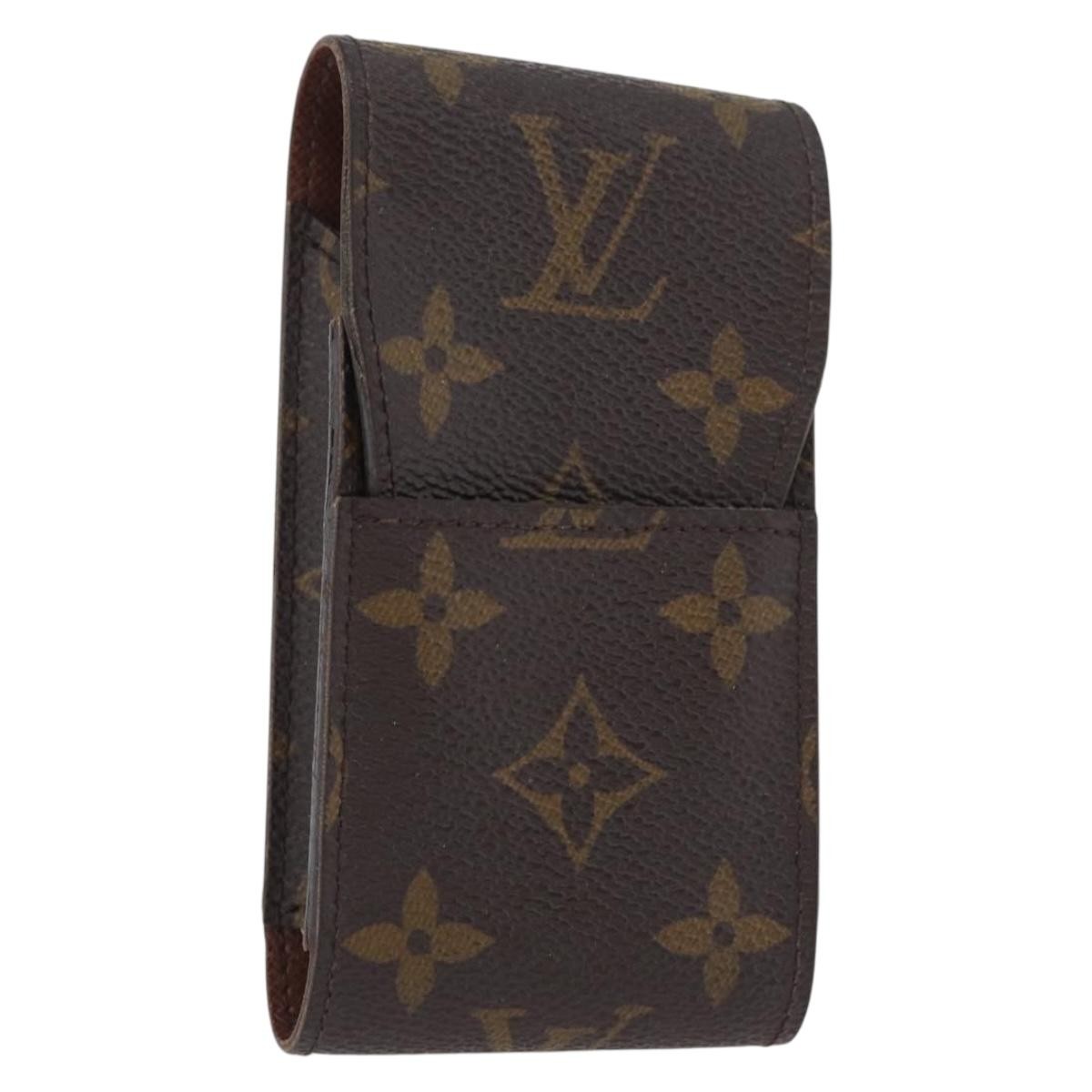 LOUIS VUITTON Monogram Etui Cigarette Case M63024 LV Auth BA11019