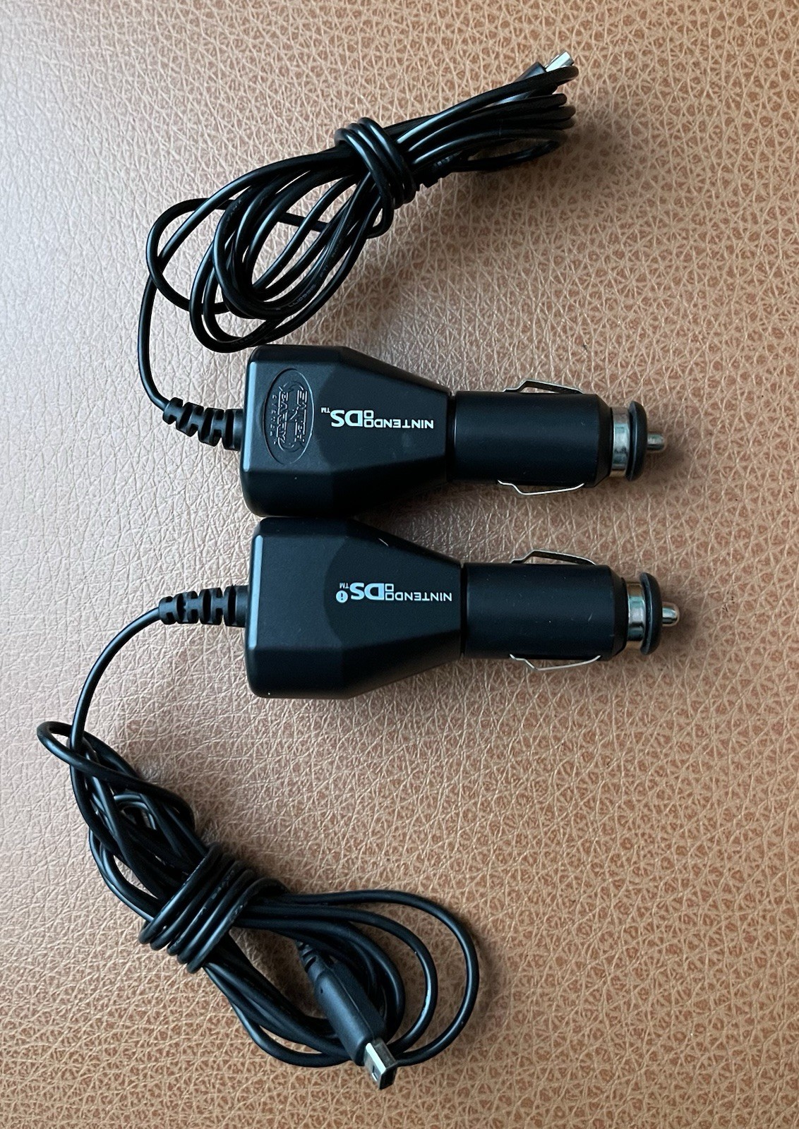 Lot of (2) Nintendo 3DS Official Nintendo 12v Car Charger Lighter Plug