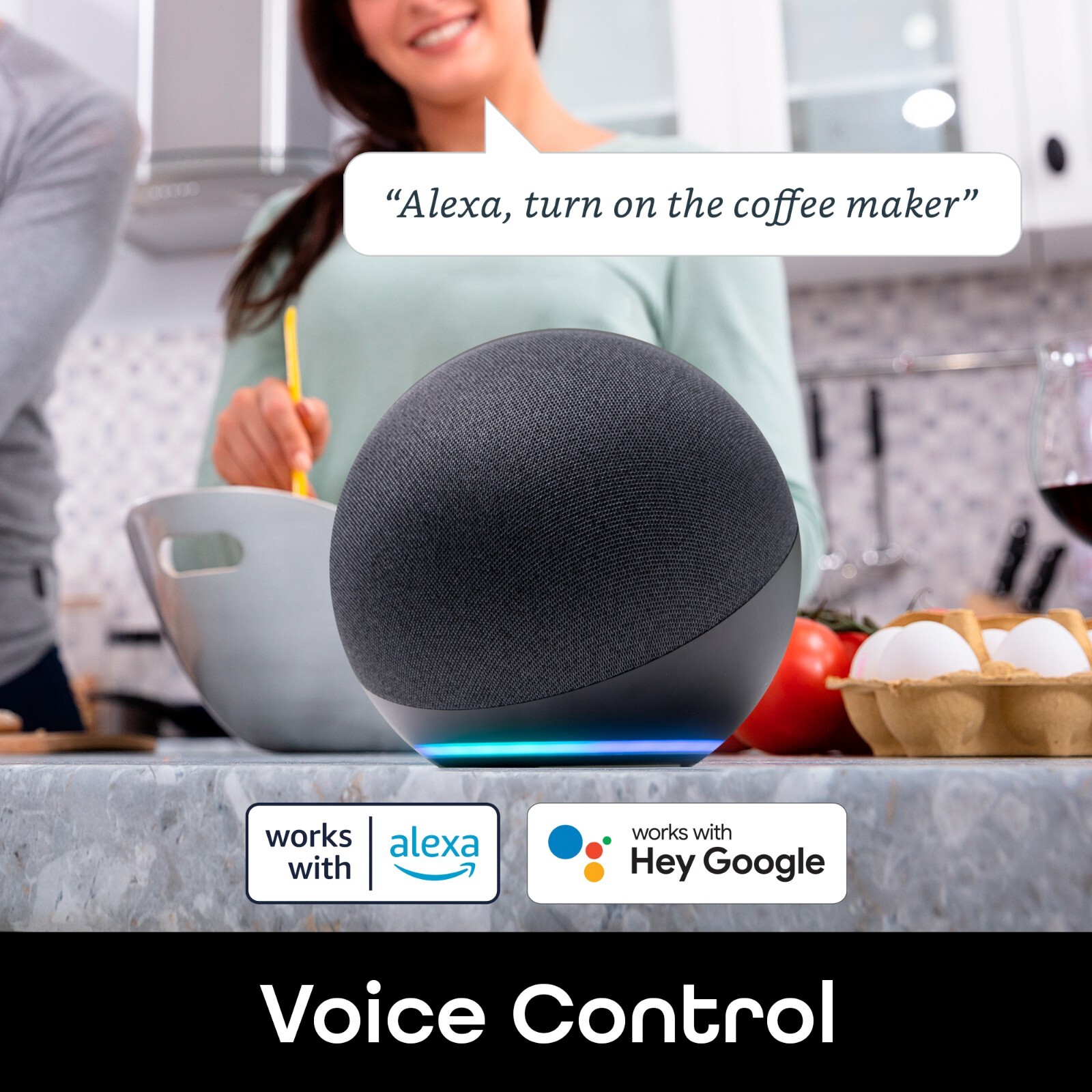 Geeni DOT Smart Wi-Fi Outlet Plug with Voice Control (2 Pack)