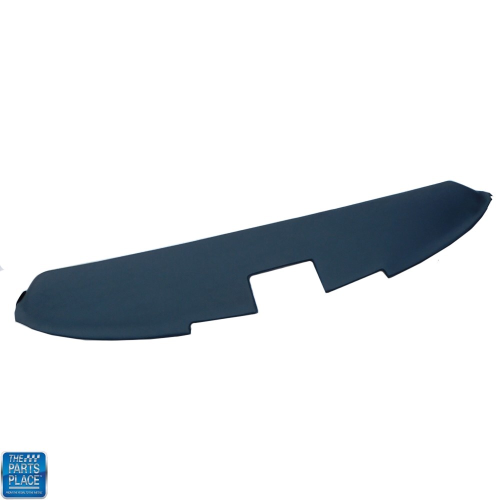 1965-66 Impala OEM Vinyl Covered Madrid Grain Dash Pad - Dark Blue - Each New