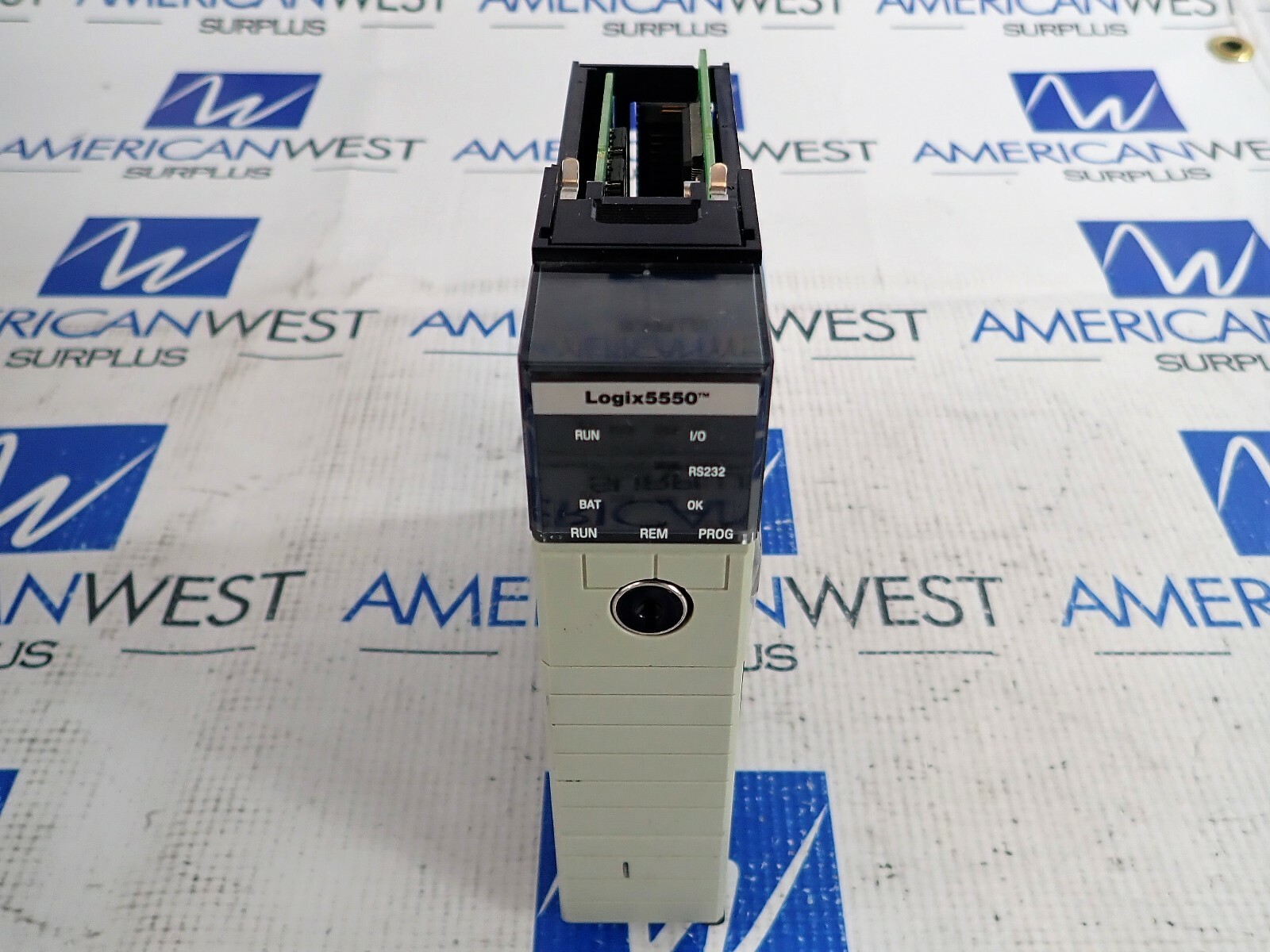 ALLEN BRADLEY 1756-L1/A LOGIC 5550 PROCESSOR UNIT 1756-M2/A 1M BYTE MEMORY EXPAN