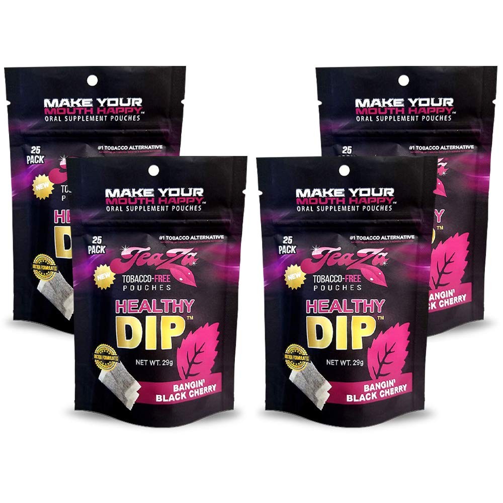 4Pk Teaza Herbal Energy Bags Mixed Banging Black Cherry **Free Shipping 05/26**