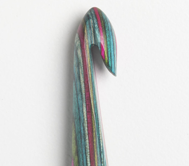 Tunisian Crochet Hook Set Interchangeable Wooden Hooks with Cables