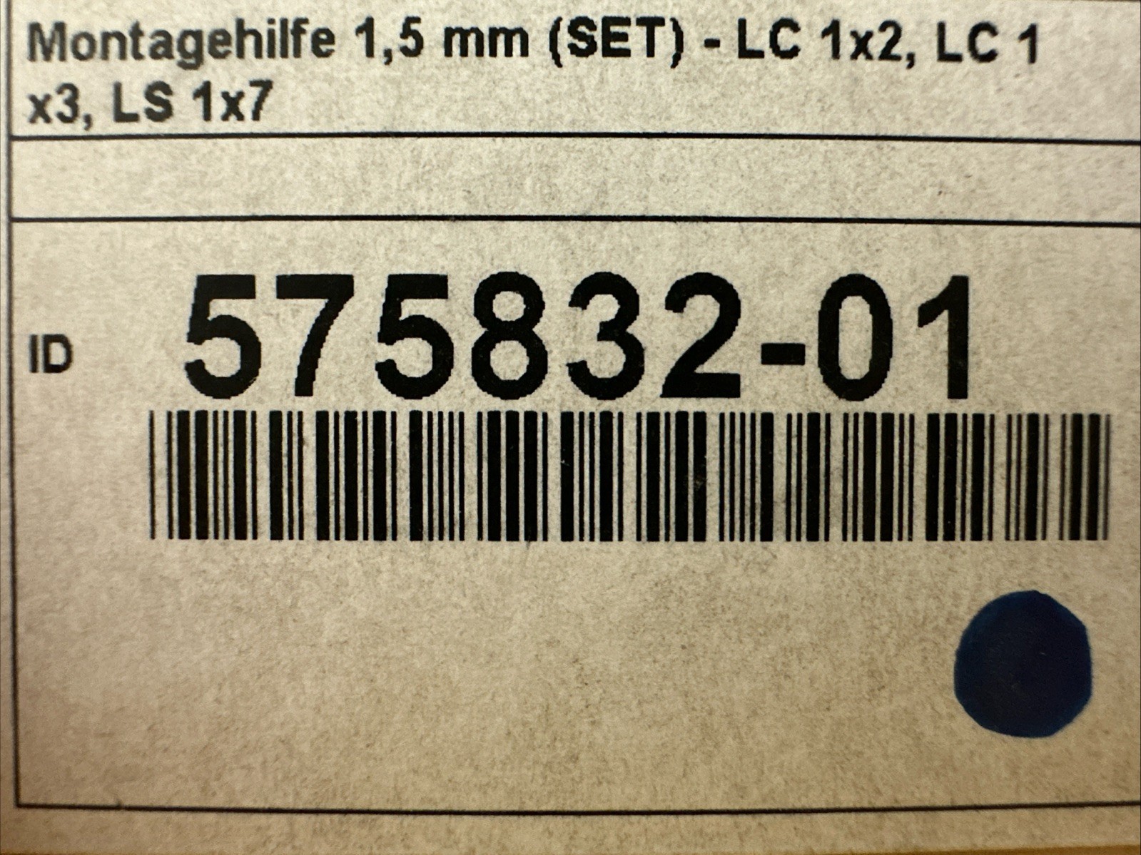 HEIDENHAIN mounting aid inspection gauge ID 575832-01 ID 575832-11 new in box