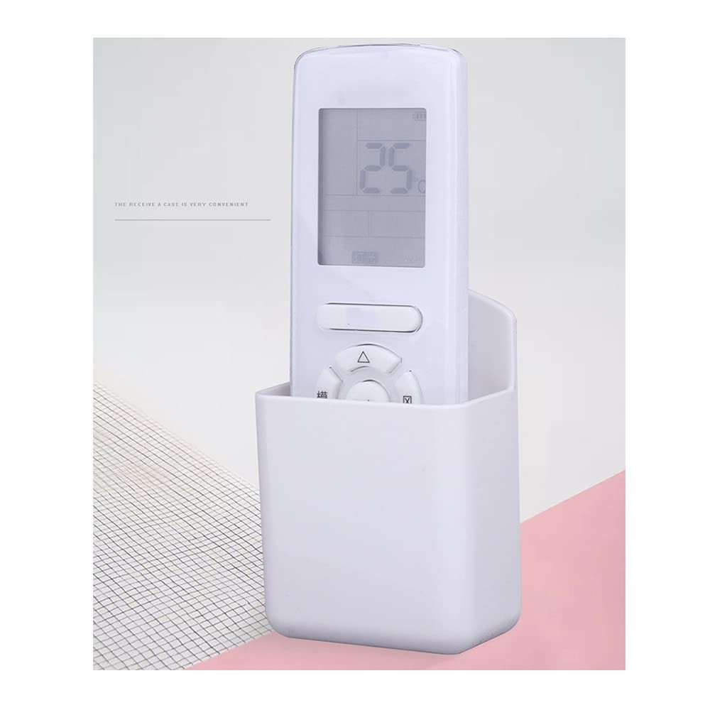 Wall Mount Remote Control Holder 2 Pcs Media Player Controller Organizer Small