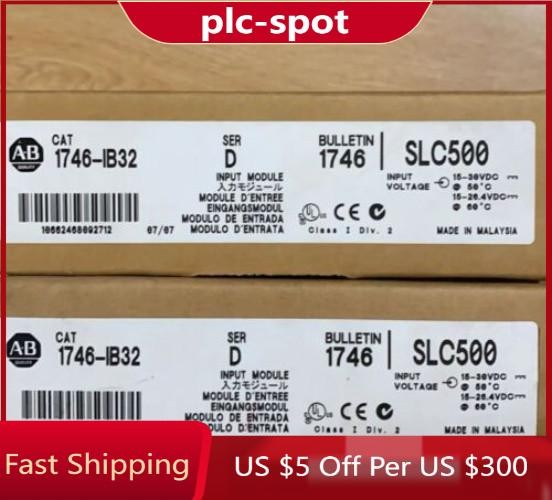 New Factory Sealed AB 1746-IB32 SER D SLC500 PLC Input Module US