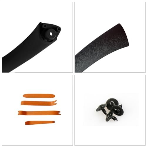 Black Right Front Side interior Door Panel Handle and Door Pull Black-Right