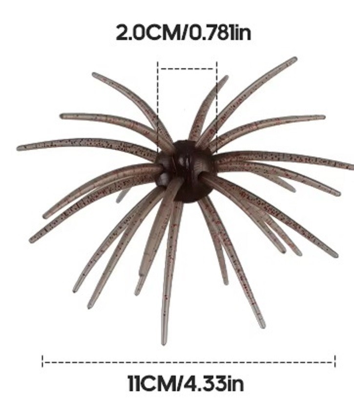 Durhams Tackle Large Tentacle Urchin - Watermelon Seed