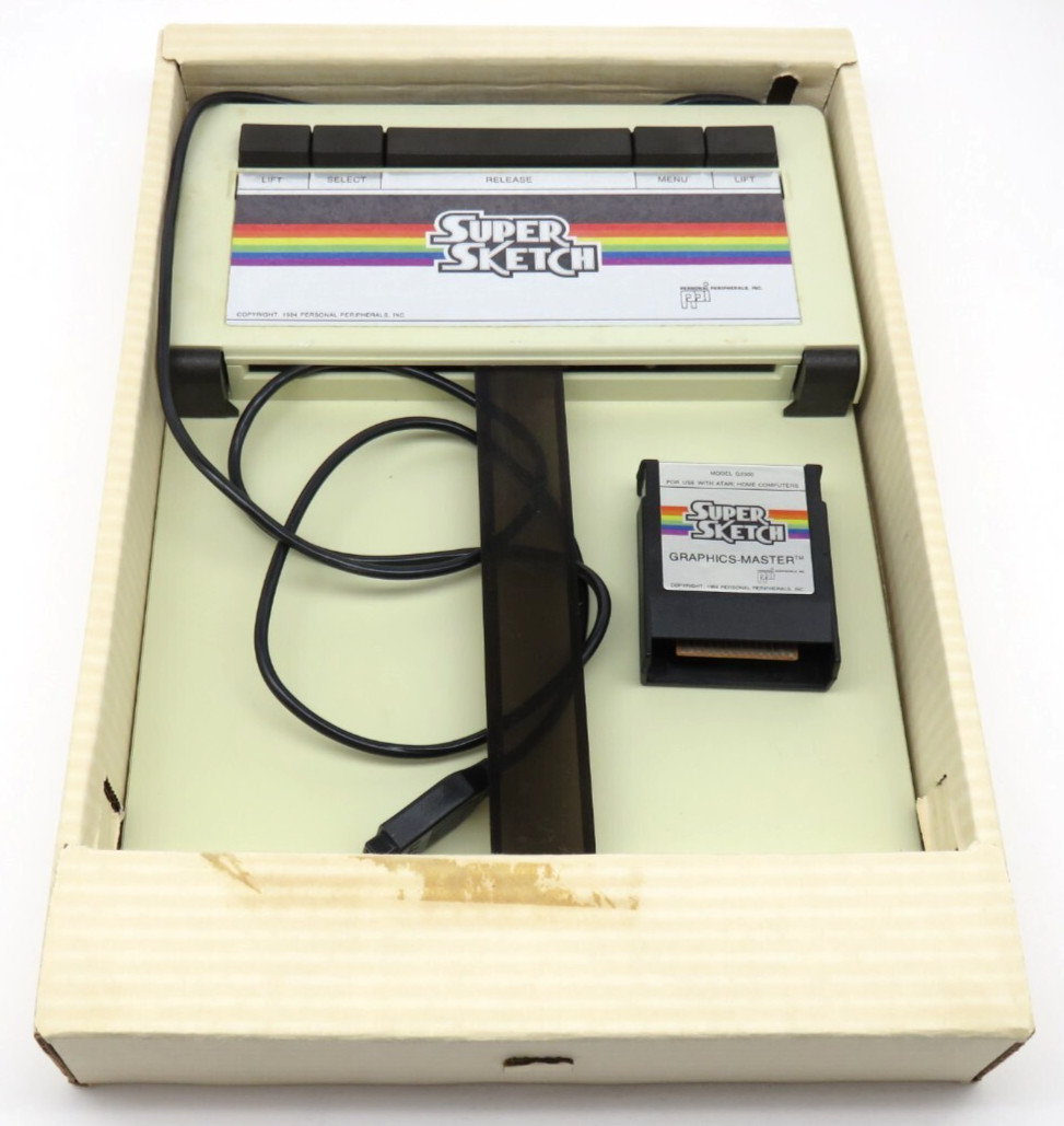 Super Sketch G2300 (1984) for Atari Home Computers Video Graphics #1