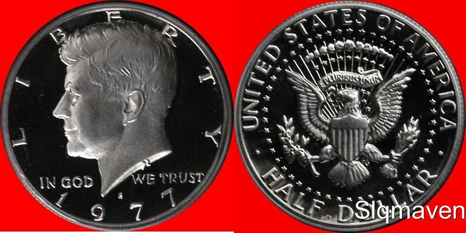1977 S Clad Kennedy Half Dollar Deep Cameo Gem Proof