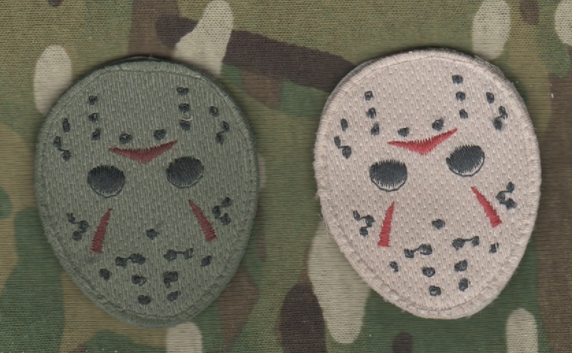 USMC MARSOC FORCE RECON RANGERS DEVGRU OD vêlkrö 2" 2-TAB : Jason's Hockey Mask