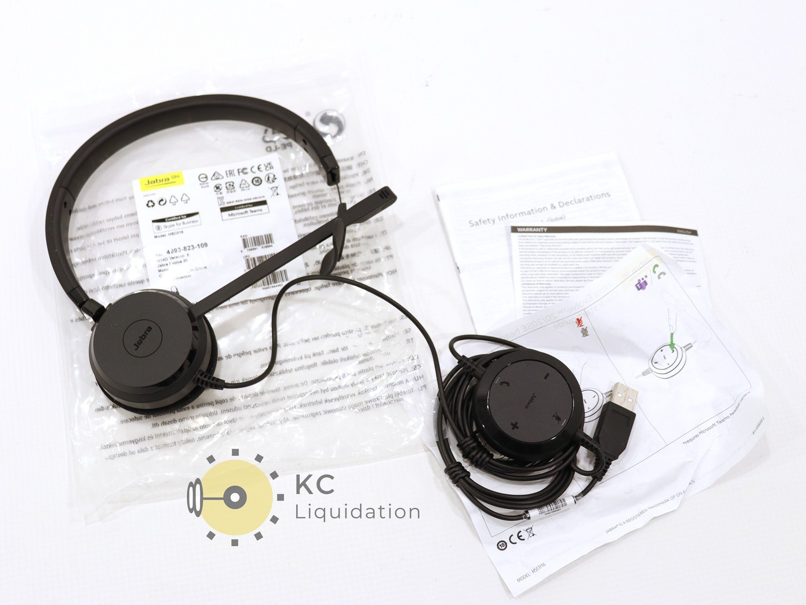 Jabra Evolve 20 4993-829-109 USB Headset