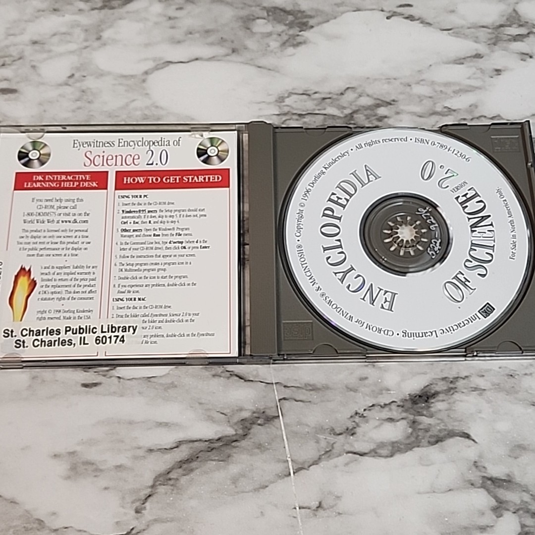 Eyewitness Encyclopedia of Science CD-ROM (School Version 2.0-mac/win)DK Pub 214