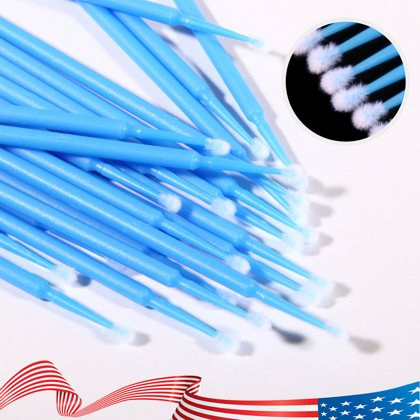 100-1000 Microbrush Micro Brush Applicator Tips (Regular, Fine, Super Fine) ez