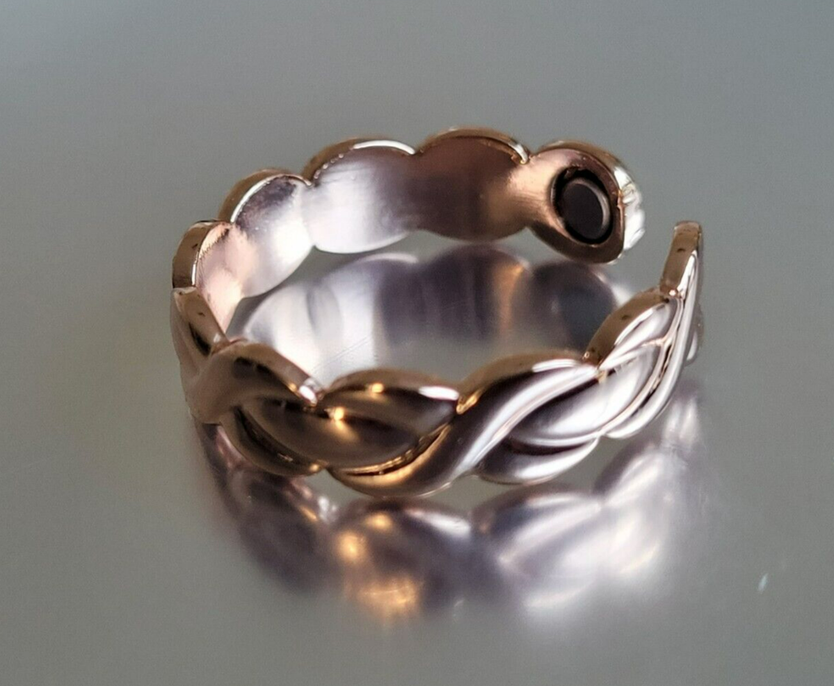 Pure Copper Magnetic Ring - Arthritis Adjustable Ring Eyes