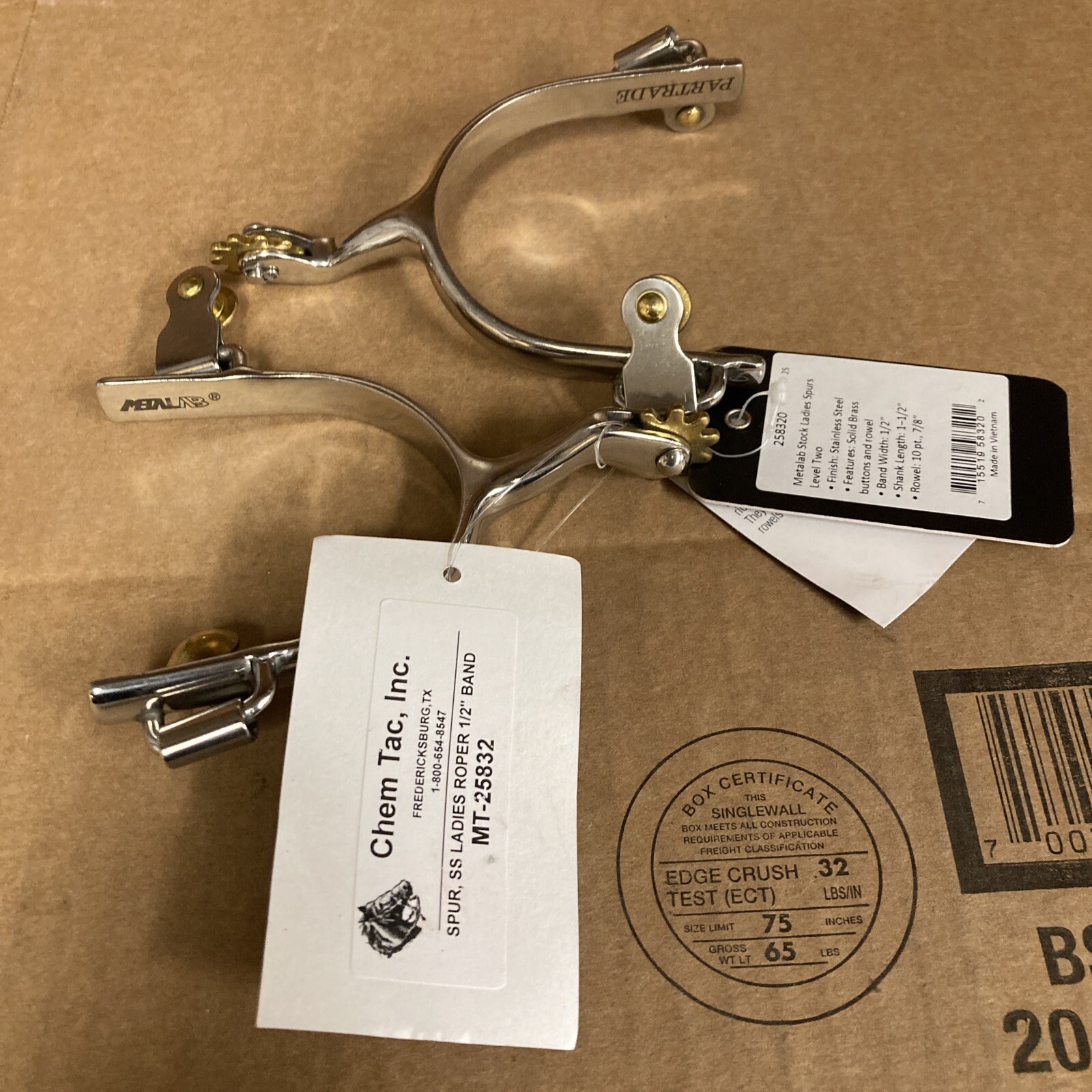 Chen Tac Inc. Spur SS Ladies Roper 1/2 Band