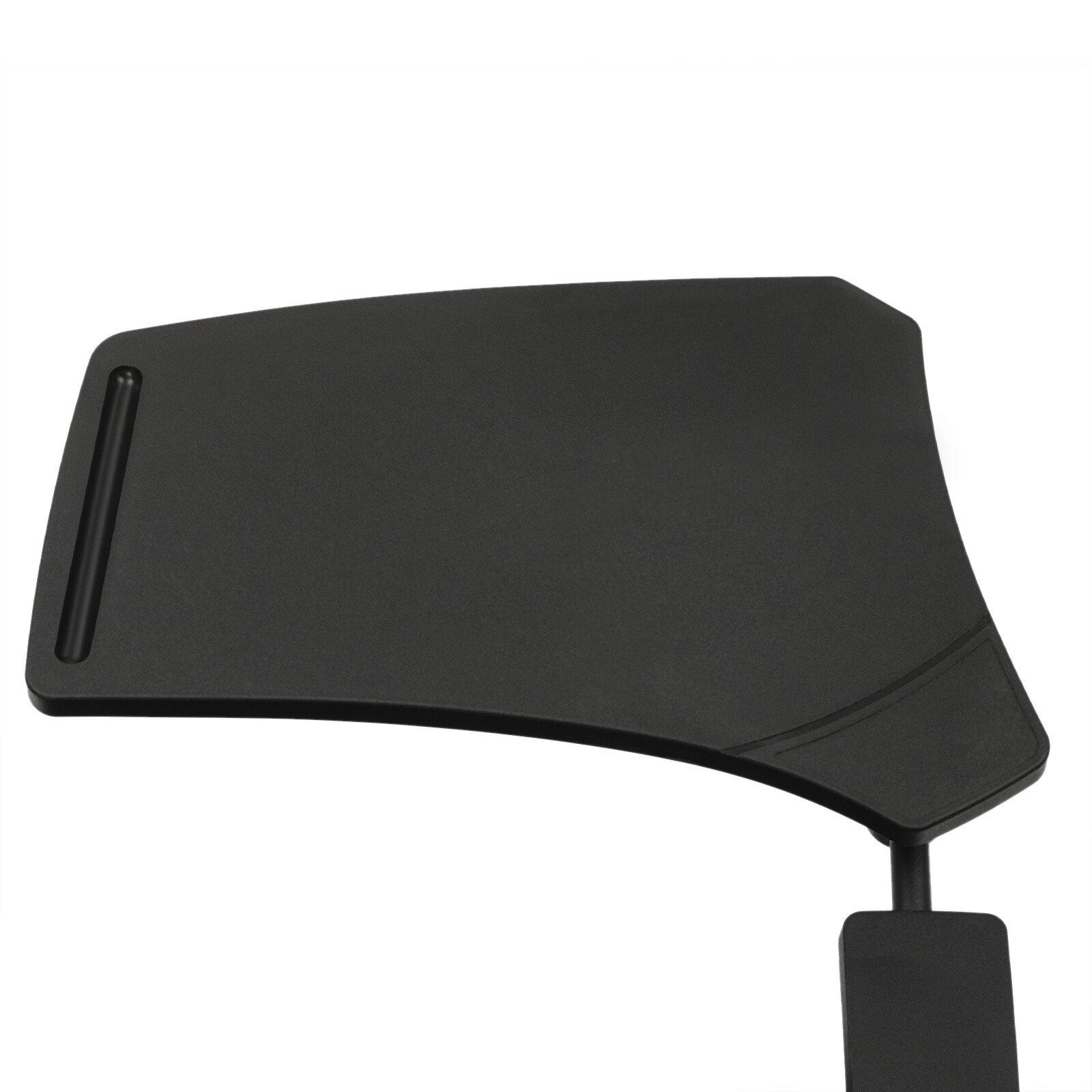4 Pack Foldable Office Chairs with Tablet Arm, Black Mesh Collapsible Desk Chair