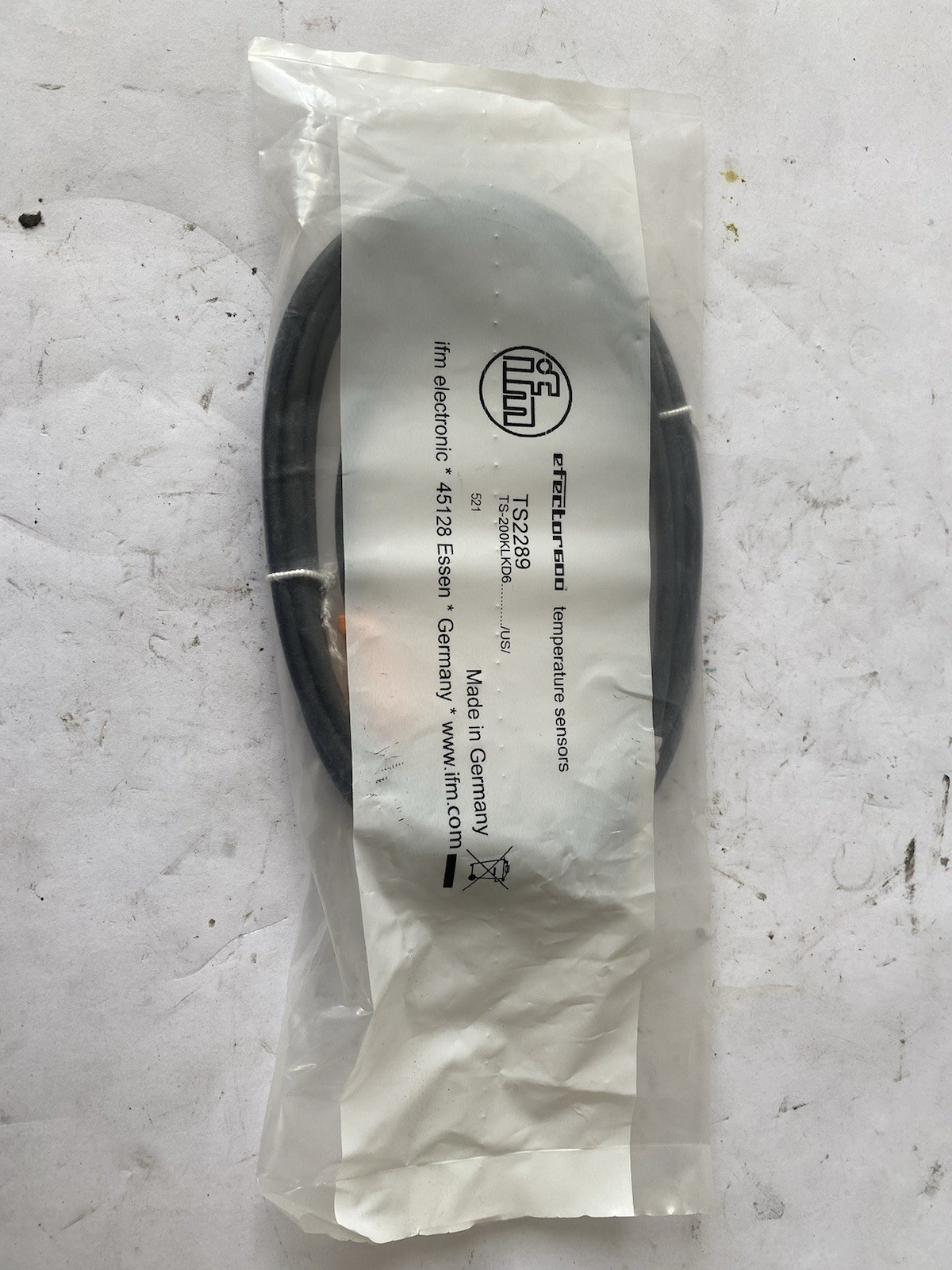 IFM TS2289 Temperature Cable Sensor TS-200KLKD6