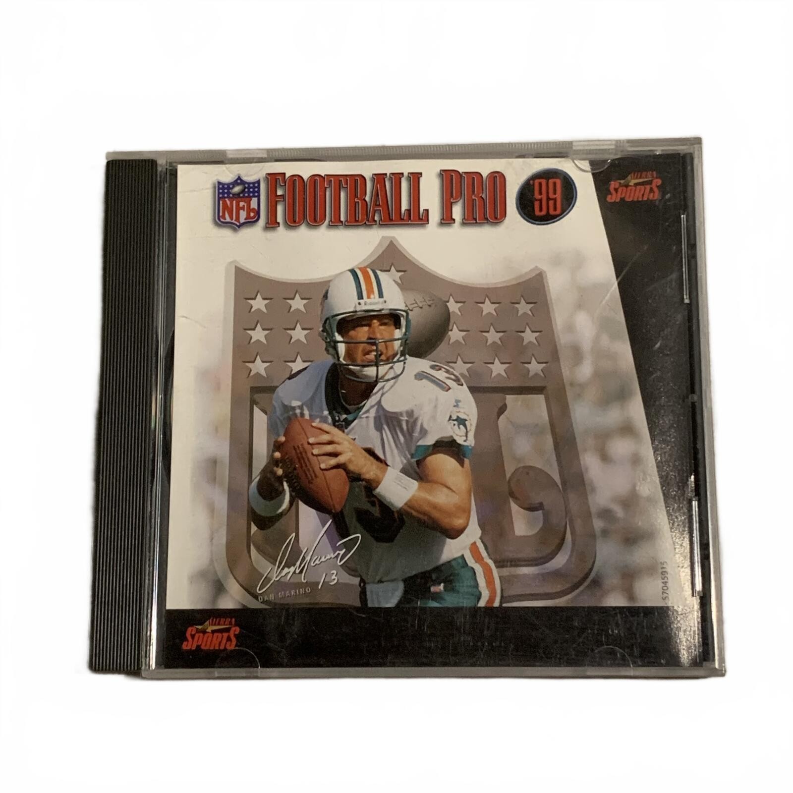 NFL Football Pro 99 PC CD-ROM Sierra Sports Football Game Jewel Case