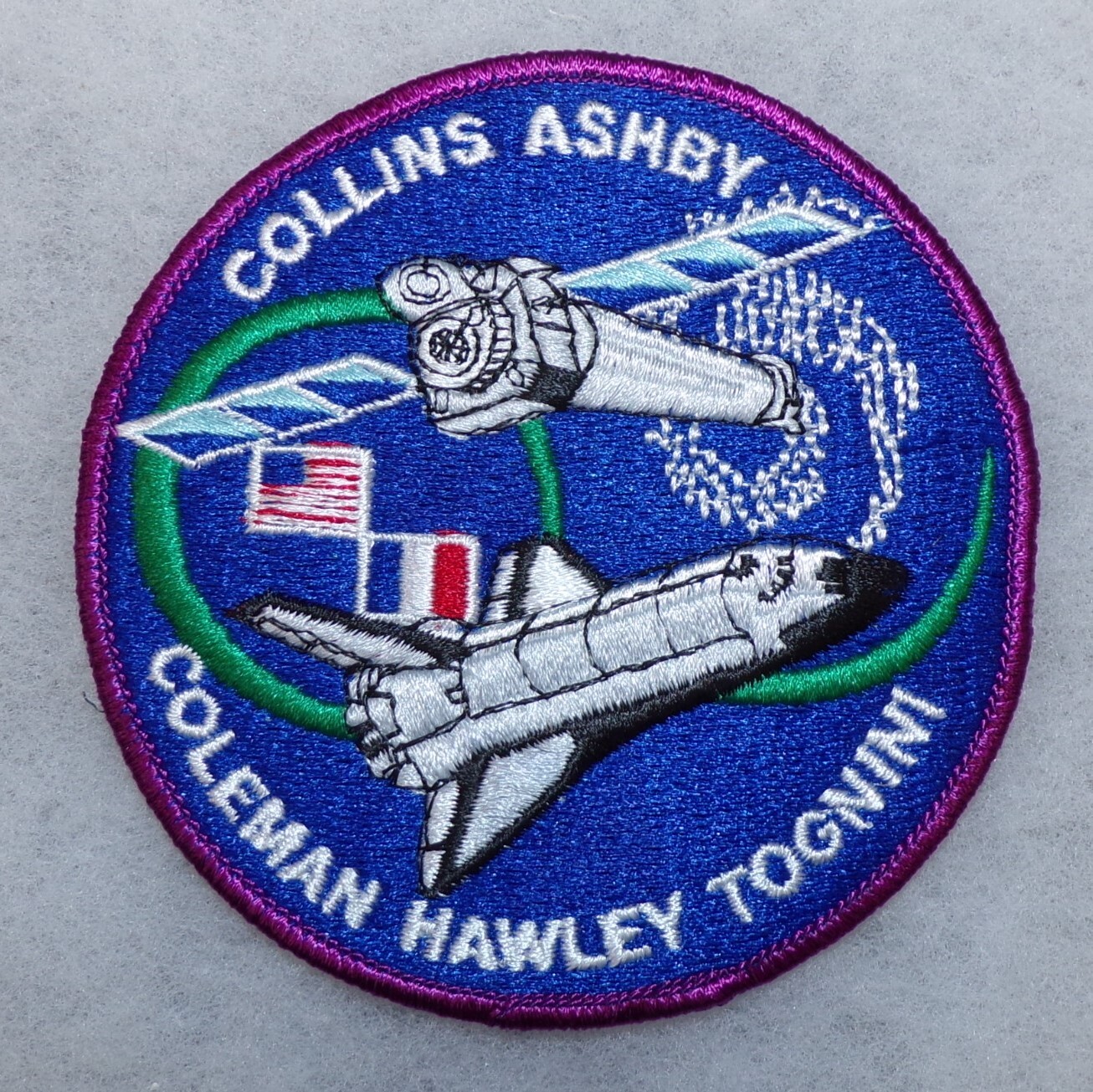 Original USA NASA Space Shuttle Columbia STS-93 Embroidered Patch Vintage