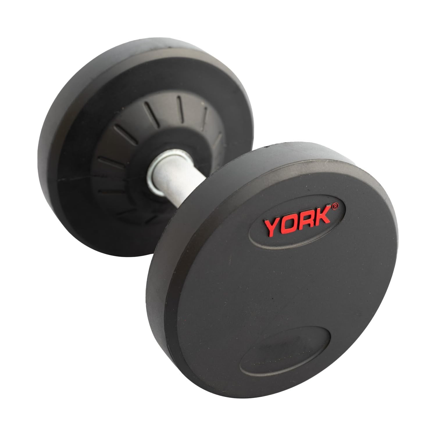 York Barbell Pro Style Dumbbell Sets – 30mm Knurled Chrome Handles, 75LBs 2 Pair