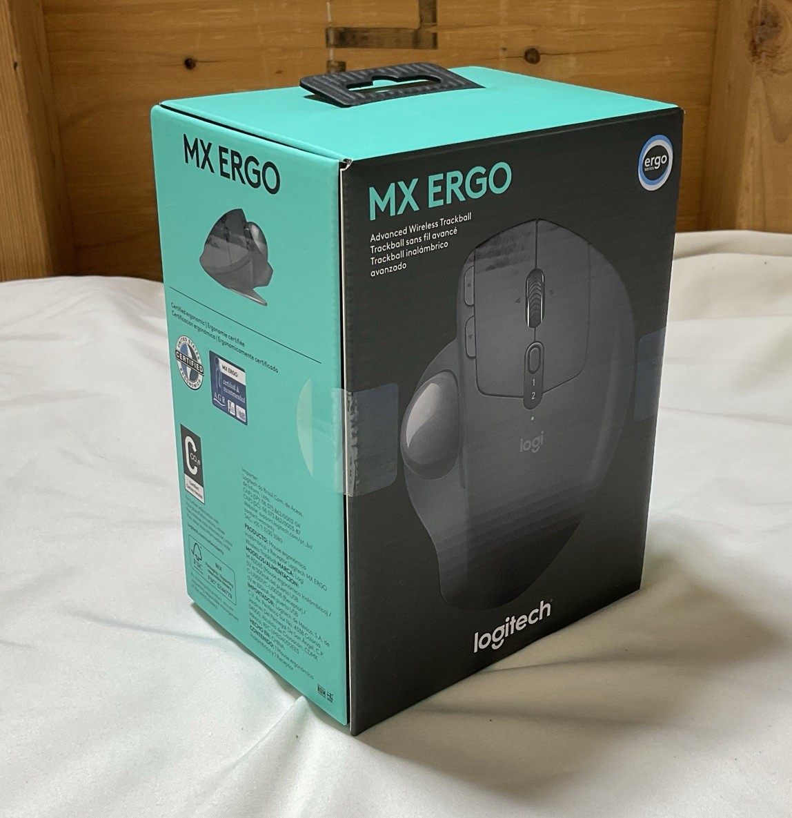 Logitech MX Ergo Wireless Trackball Mouse for Windows MacOS Linux ChromeOS G2￼