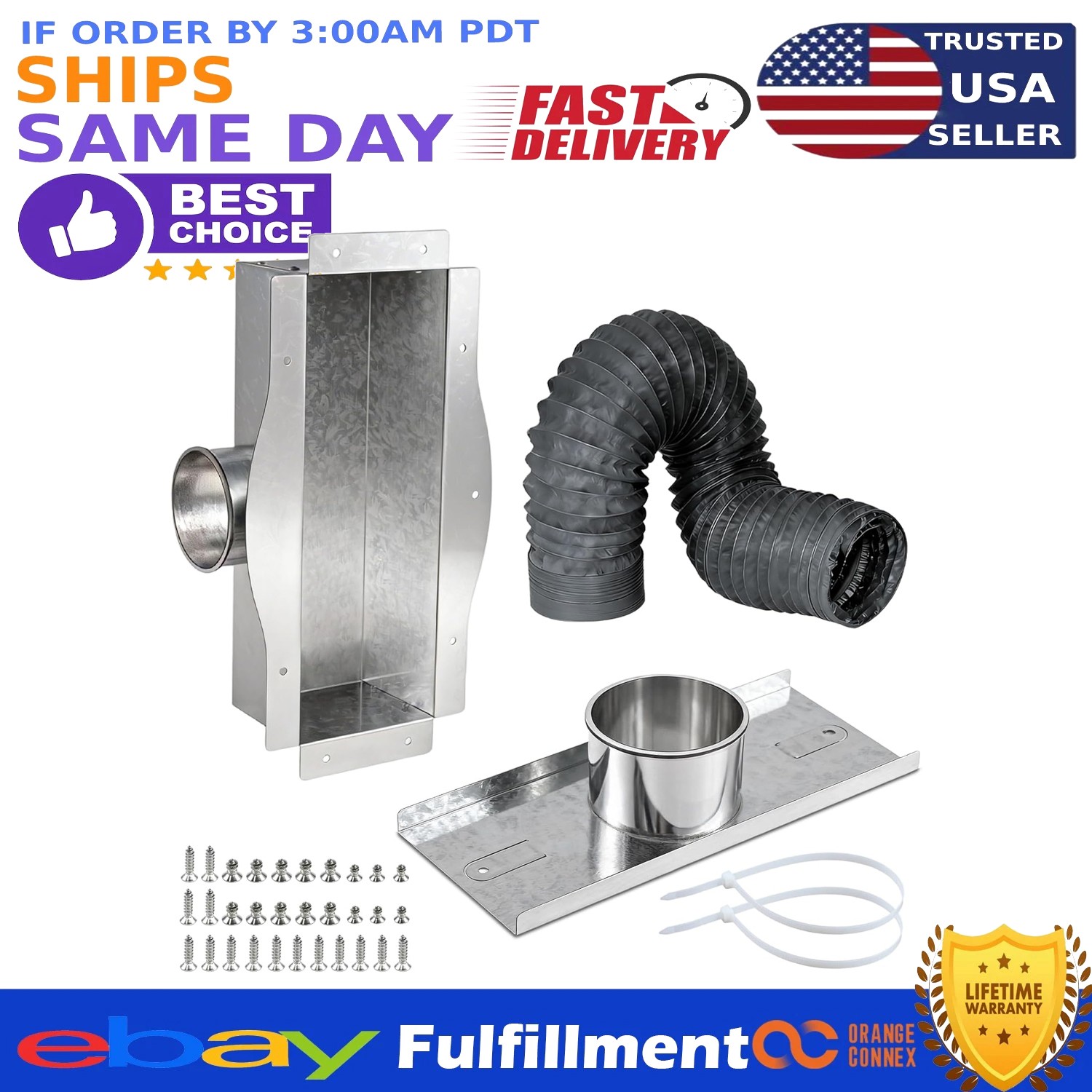 Toe Ductor, Floor Vent Under Cabinet Toe Kick Ducting Kit