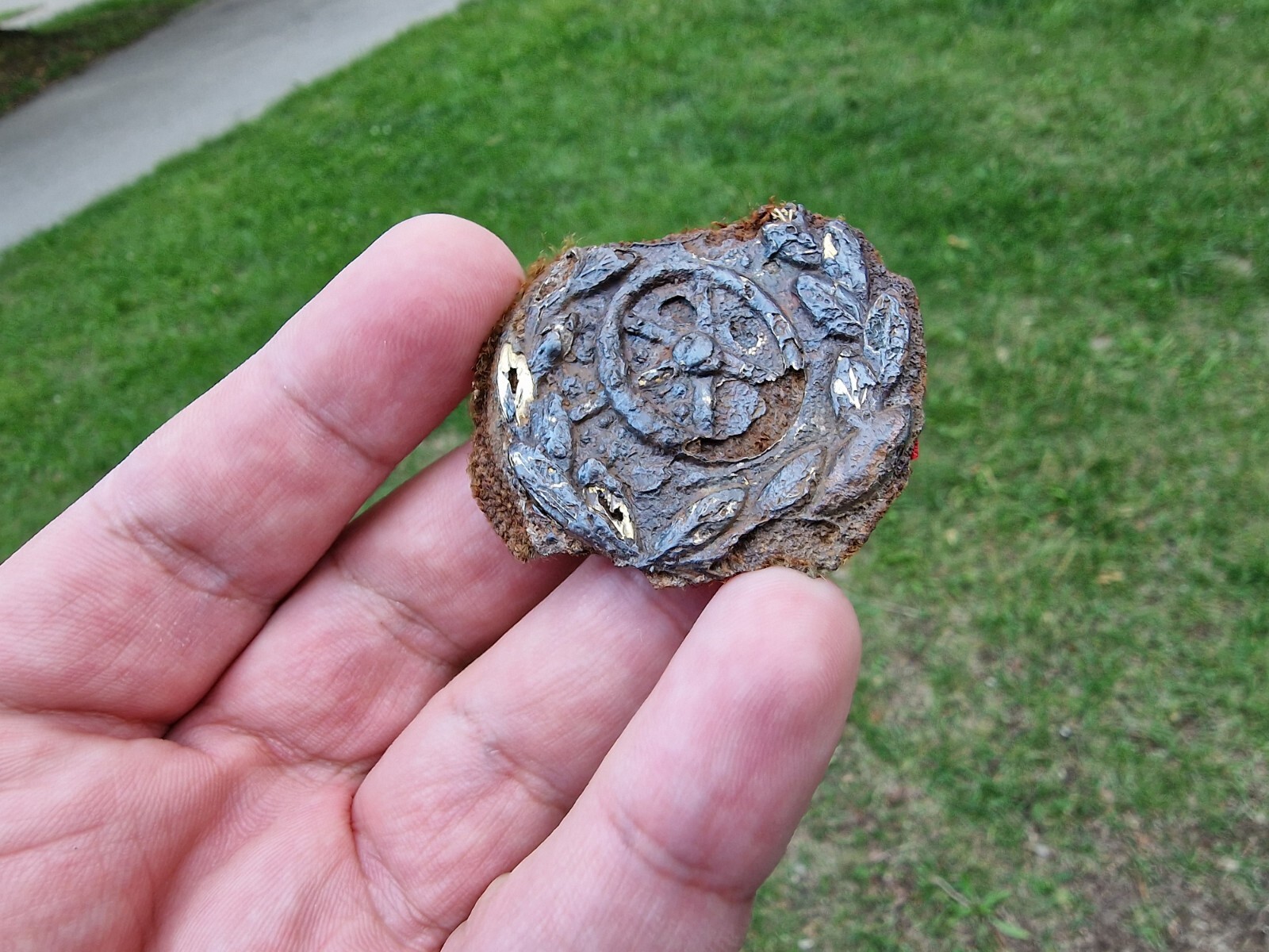 WW2 Original German Badge Front Item Relic.