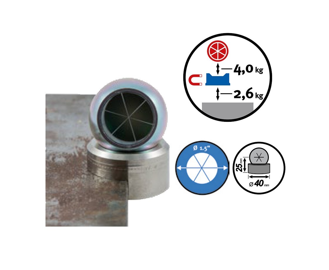 Stainless Steel Ball Base w/Semi-circle