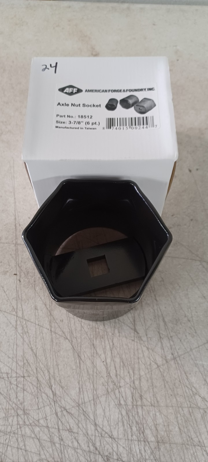 AMERICAN FORGE &AMP; FOUNDRY INC NEW - AXLE NUT SOCKET, 3-7/8" , 6 POINT 18512