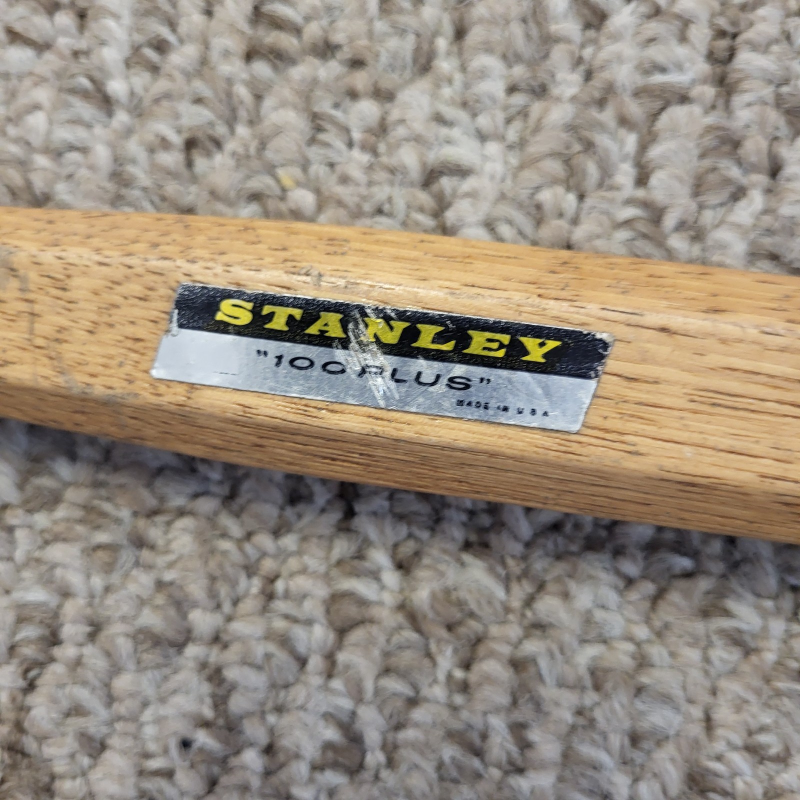 Vintage NOS Pair Stanley Hammers - Forged Head #51-820 & 100 Plus # 101 NOS