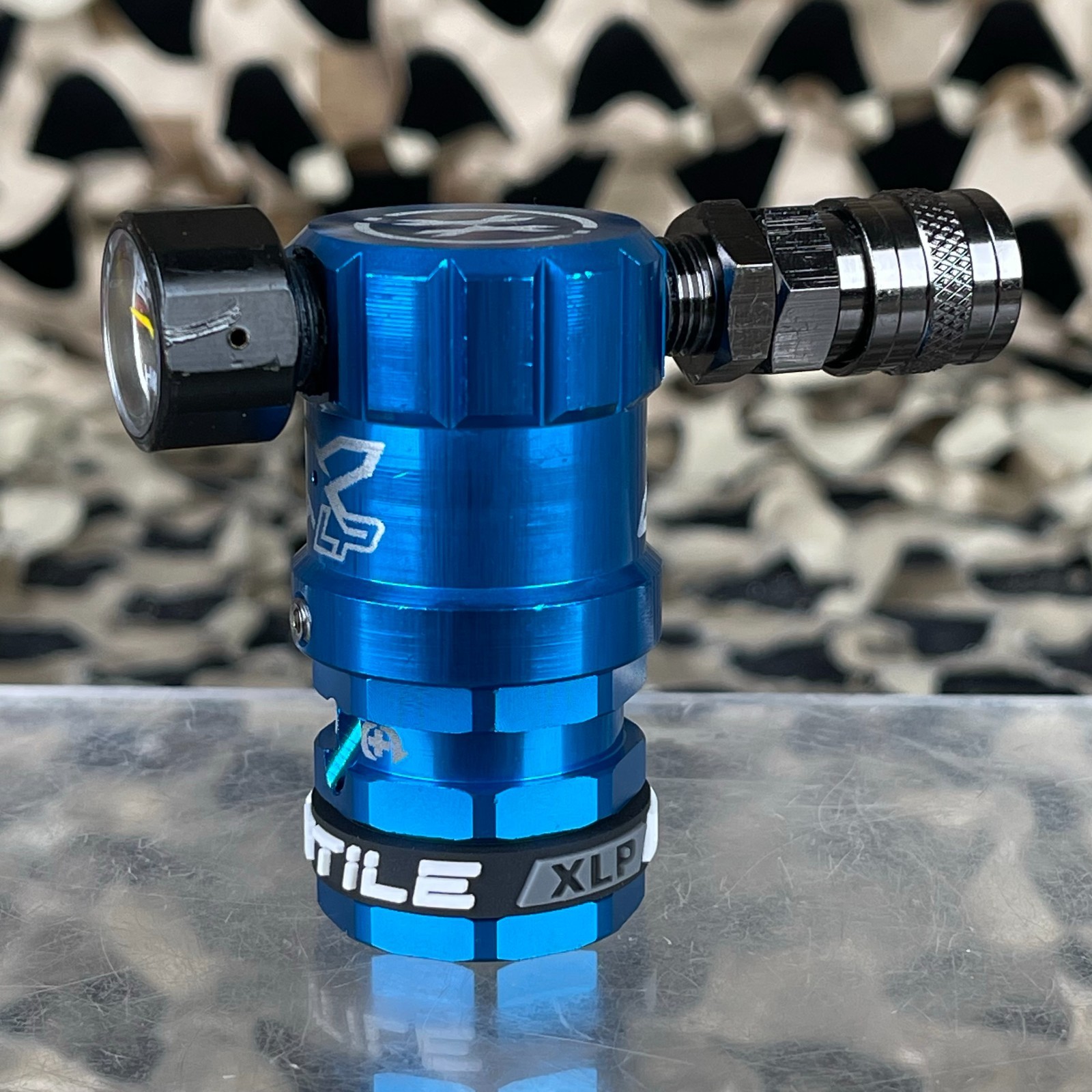NEW HK Army Hostile Airsoft XLP Regulator w/ Side Port - Blue