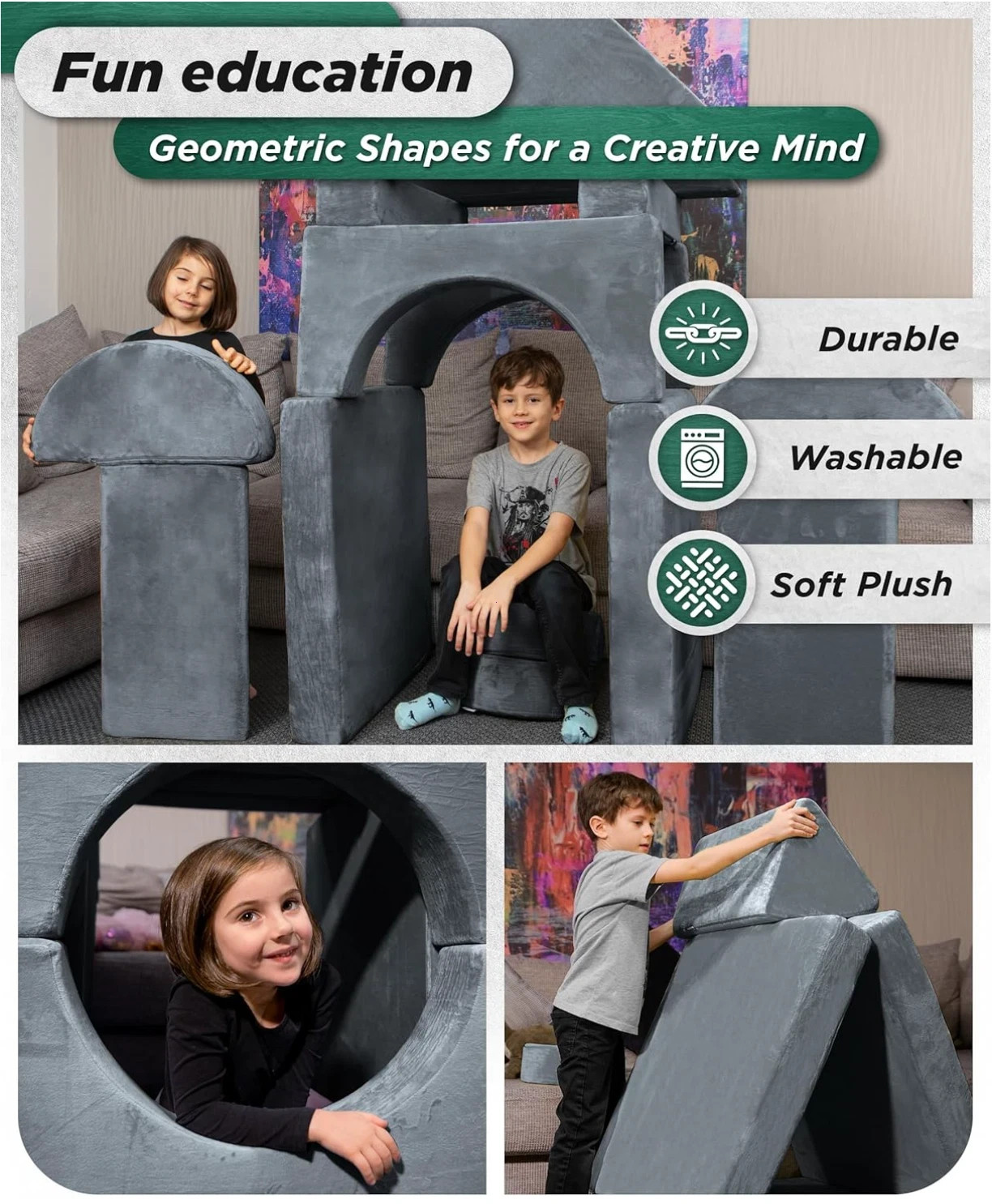 Kids Couch 14PCS Luxury, Floor Sofa Modular Furniture for Adults