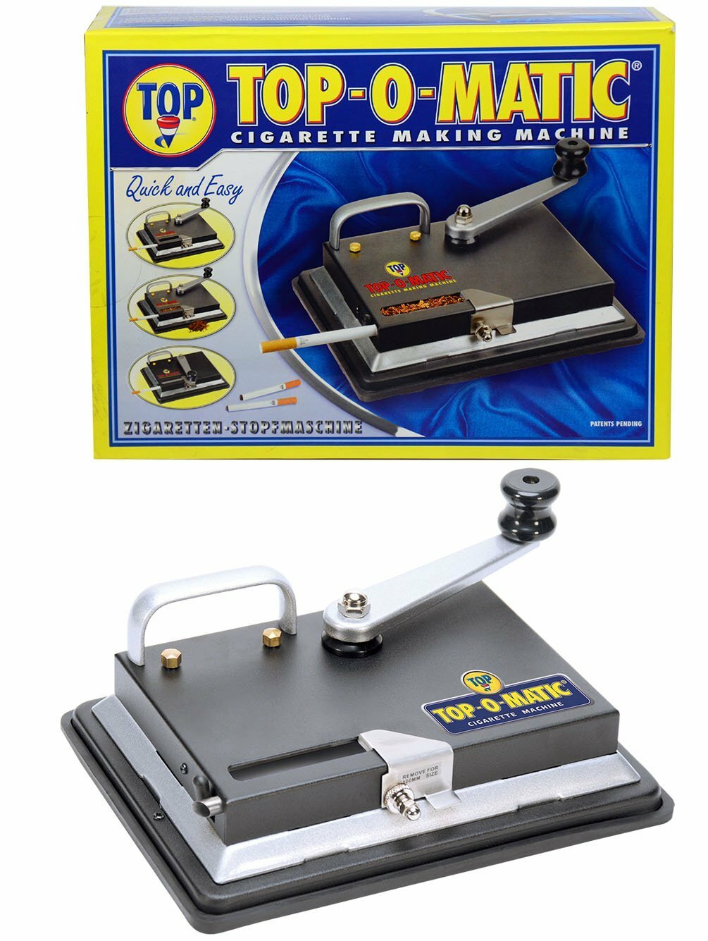 New Top-O-Matic Cigarette Rolling Making Tobacco Injector Machine Kings & 100s