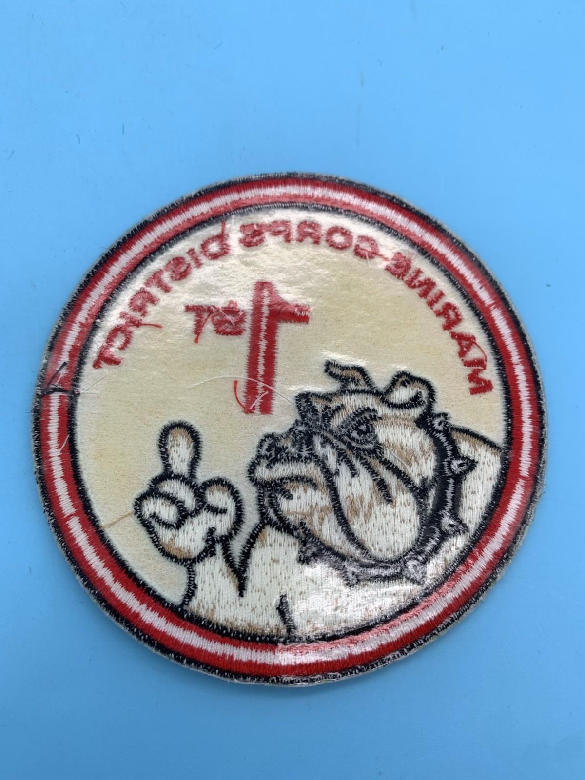USMC 1st Marine Corps District Embroidered Patch