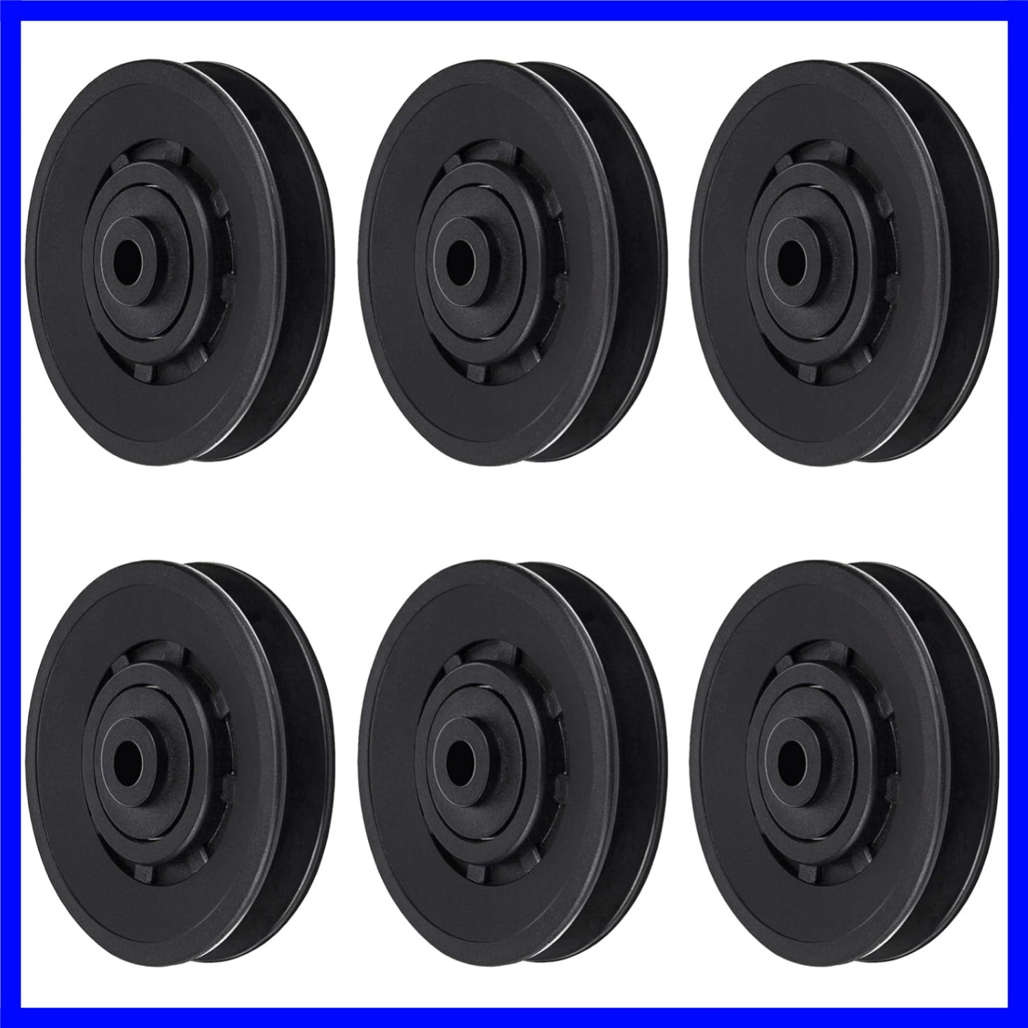 Universal 90mm Pulley Wheel for Home Gym - Silent & Efficient Weight Support