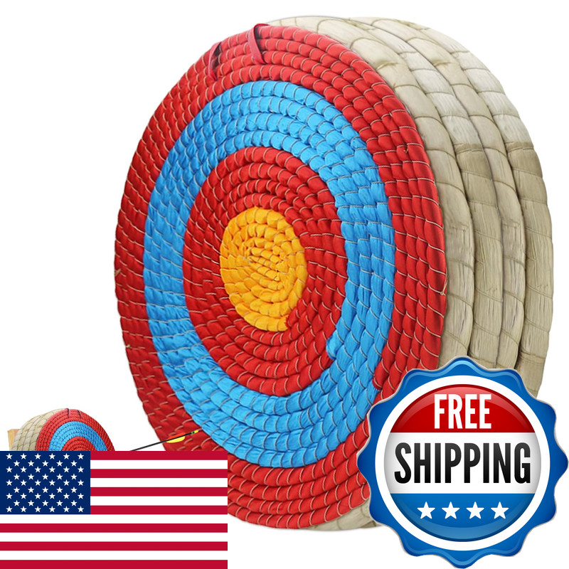 Cifupy Traditional Hand-Made Archery Target 5 Layers Straw Archery Targetarrow