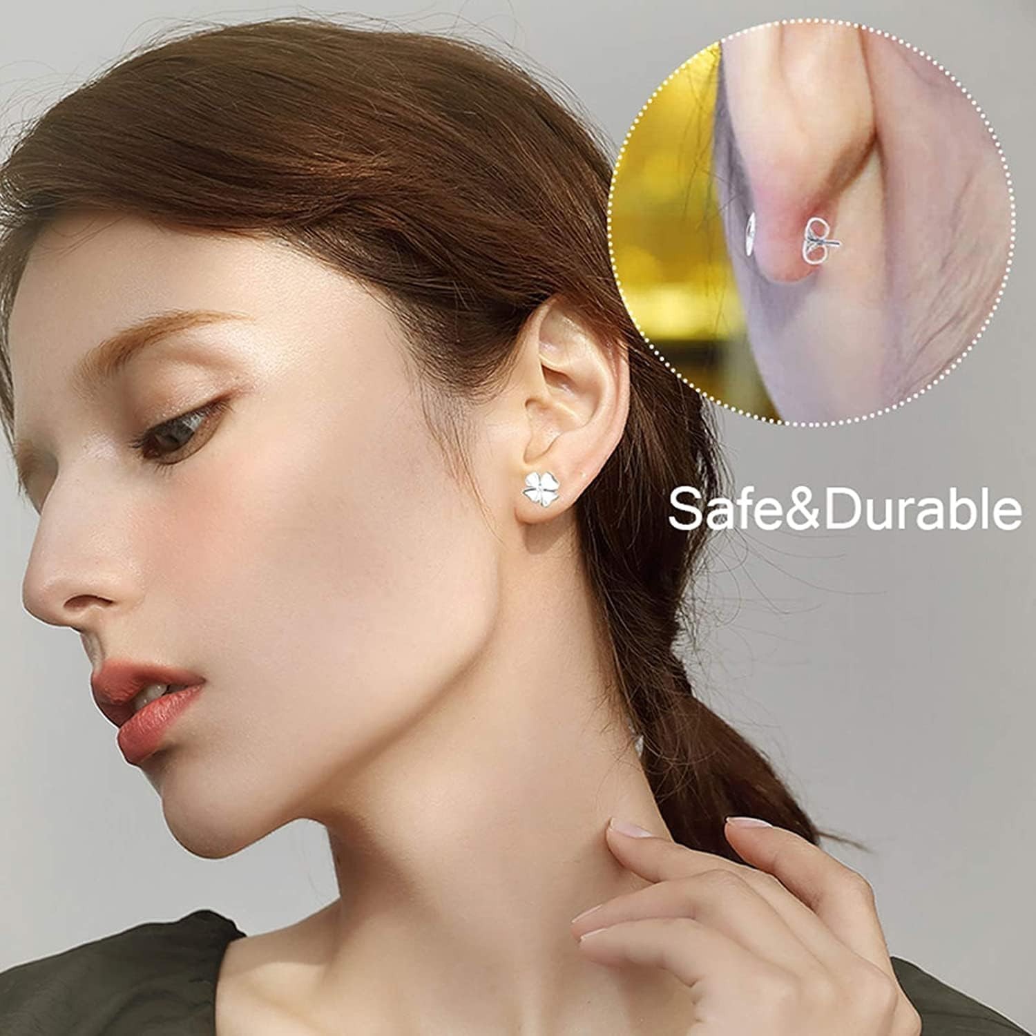 Versatile 450PCS Earring Posts and Backs Set - Hypoallergenic for Sensitive Ears