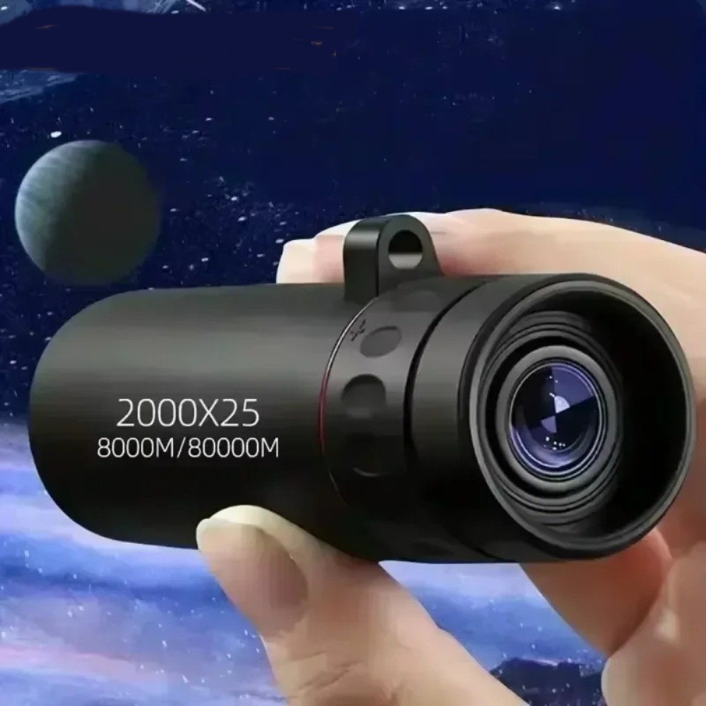 HD Monocular Telescope Mini Portable Phone Scope Clip for Camping Hunting Bird